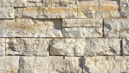 Obraz premium French limestone wall architecture texture