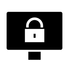 Cybersecurity png flat icon, transparent background