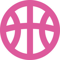 Basketball Icon Logo Design