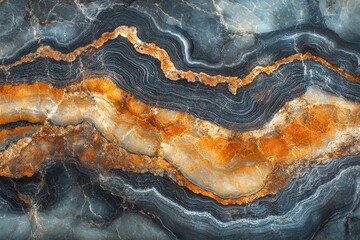 Obraz premium Marbled textures resembling polished stone with swirling color veins. Generative AI
