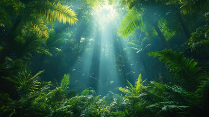 Obraz premium Urban Street Scene with People Walking