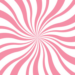 Radial Psychedelic Swirl Pattern. Abstract Retro Line Patterns. Abstract Groovy Texture. Sun Burst Background. Vector Illustration . EPS 10