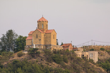 View of the Tabor Monastery of the Transfiguration. Tbilisi, Georgia.