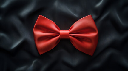 Bow realistic. Ribbons for decoration hair bow celebration party items vector collection. Illustration of red bow ribbon, satin silk tie