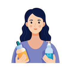 Skin conditions vector illustration