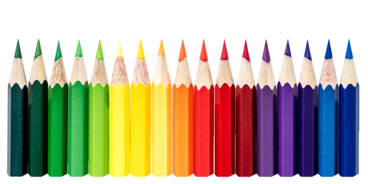 Colored pencils png sticker, art stationery image, transparent background