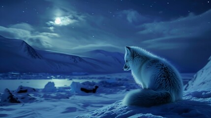Fototapeta premium arctic fox