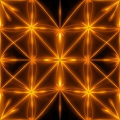 Golden Geometric Light Pattern: A mesmerizing kaleidoscope of golden light beams and geometric patterns, perfect for adding a touch of futuristic elegance to your designs. 