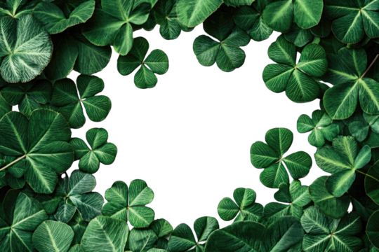 Leaves frame concept. A beautiful arrangement of vibrant green leaves forming a natural frame.