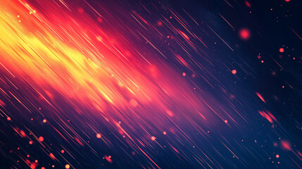 Fototapeta premium Abstract Red and Orange Diagonal Light Streaks Background. Generative Ai.