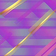 Abstract Purple and Gold Geometric Pattern 