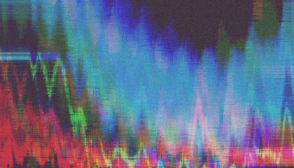 Unique Glitch grainy Abstract blurred gradient background texture digital noise Glitch Damage. Coarse rough surface glitch noise texture with artifacts dust. Backgound design. Overlay, cover, poster