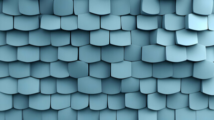 Abstract 3D Blue Scale Background