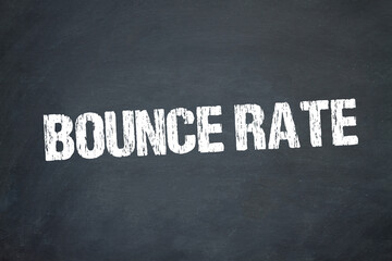 Obraz premium Bounce Rate 