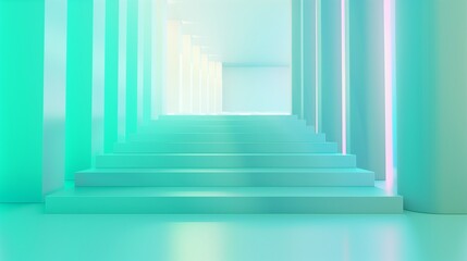 Fototapeta premium electric blue fading into dark violet 