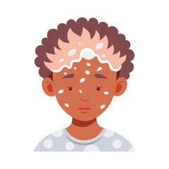 Skin conditions vector illustration
