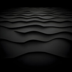 Dark Wave Abstract Background Illustration