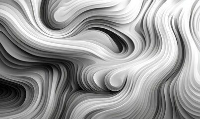 Abstract swirls in a hypnotic, flowing design. Generative AI