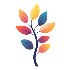 Scalable growth plant icon, vibrant green leaves, clear outline, ideal for eco-friendly designs, presentations, and digital applications