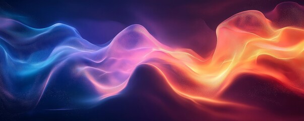 Obraz premium Mystical abstract designs with glowing and shadowed layers. Generative AI