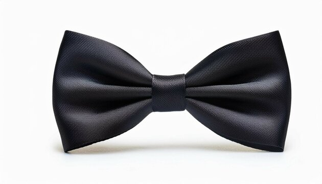 black bow tie isolated