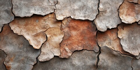 Fototapeta premium Abstract background showcasing the intricate tree bark texture pattern, highlighting the unique characteristics of tree bark and its organic beauty, perfect for various creative projects.