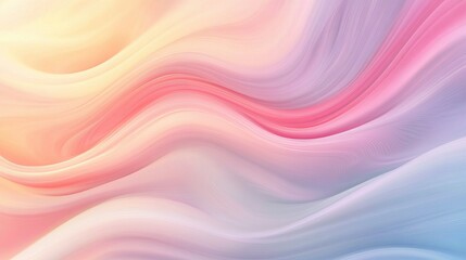 Fototapeta premium A background of soft, swirling lines in pastel colors, creating a dreamlike effect.