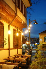 old house in the night