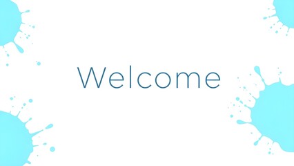 Obraz premium Abstract blue background with 