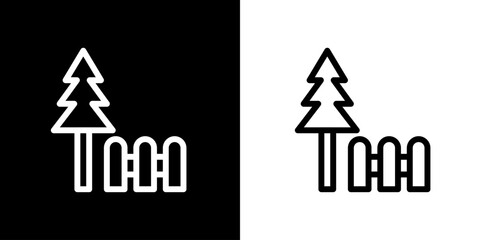 Farming icon. Plant. Plantation. Garden. Agriculture. Farmer. Black icon. Silhouette