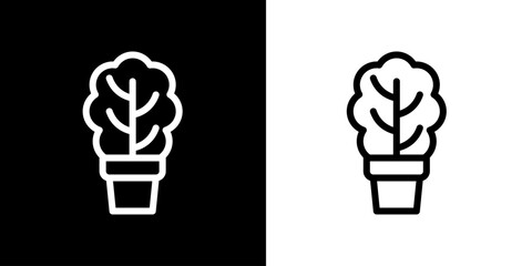 Farming icon. Plant. Plantation. Garden. Agriculture. Farmer. Black icon. Silhouette