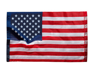 Fototapeta premium American flag isolate on transparency background PNG