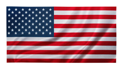 Fototapeta premium American flag isolate on transparency background PNG