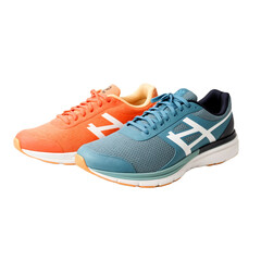 Athletic Running Trainers Shoes Mockup (PNG) with Transparent Background