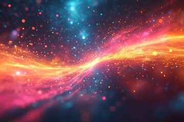 Fototapeta premium reflective crystalline grid lighting up with vibrant energy waves. Generative AI