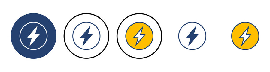 Power icon vector. Power Switch Icon. Electric power