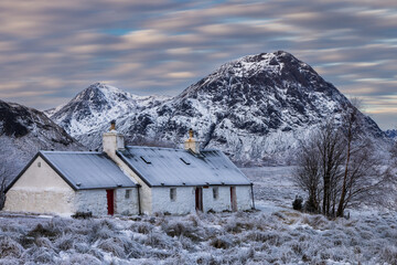 Black Rock Cottage and Buachaille Etive mor, Glencoe, Scotland © Andrew