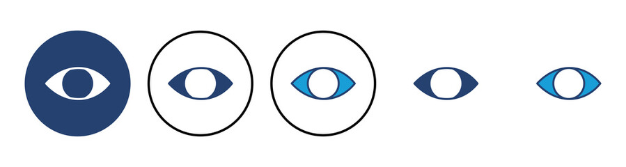 Eye icon vector. Eye vector icon. Look and Vision icon.