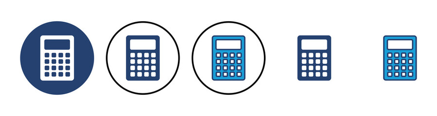 Calculator icon vector. Accounting calculator icon. calculator vector