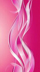 Pink Gradient Background with White Line