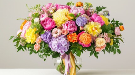 vibrant  floral arrangement 