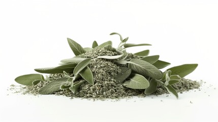 A heap of ground sage  