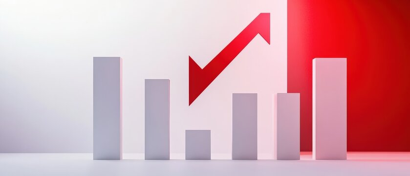 a graphical depiction of a trend showing a decrease followed by an increase