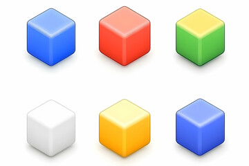 Colorful 3D Cubes Illustration
