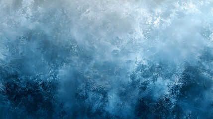 Obraz premium Stunning Abstract Ice Texture: Frozen Blue Hues Background