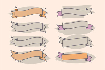 Obraz premium Decorative Bright Design Elements Collection