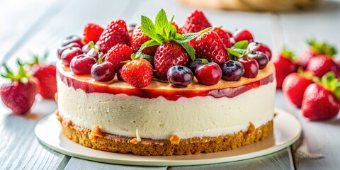 Mouthwatering cakes, beautifully photographed against a pristine white backdrop.