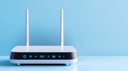 An Ethernet cable connecting to a wireless router illustrating modern internet access through service provider networks