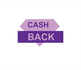 Cash back icon Colorful Money refund signs. cashback banner collection. Return of money from purchases. Promotion badges for your business. 