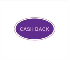 Cash back icon Colorful Money refund signs. cashback banner collection. Return of money from purchases. Promotion badges for your business. 